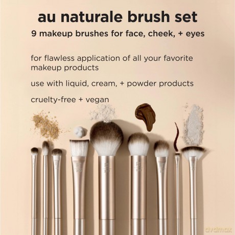 Real Techniques - Au Naturel Complete Brush Kit
