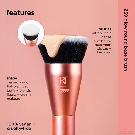 Real Techniques - Glow Round Base Brush