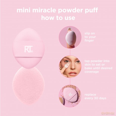 Real Techniques - Mini Miracle Powder Puff Trio