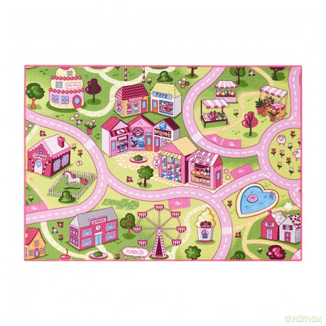 Rebel - Playmat - Pink fairground - 95 x 133 cm