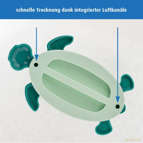 Reer - Bath Thermometer - Turtle - Green - 10 x 13 cm