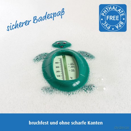 Reer - Bath Thermometer - Turtle - Green - 10 x 13 cm