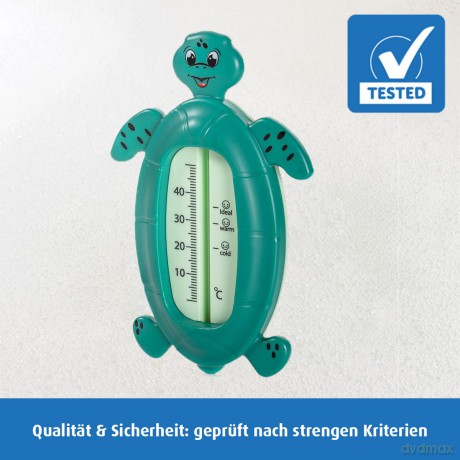 Reer - Bath Thermometer - Turtle - Green - 10 x 13 cm