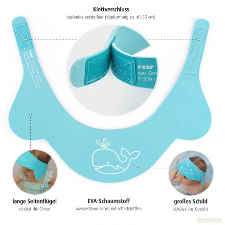 Rondo kąpielowe Reer - Screen for hair washing - Adjustable head circumference 40-55 cm