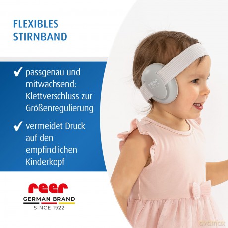 Reer - SilentGuard Baby Ear Protectors - Grey - (RE53261)