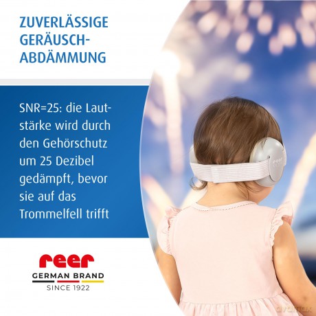 Reer - SilentGuard Baby Ear Protectors - Grey - (RE53261)