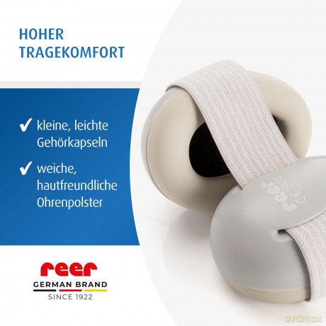 Reer - SilentGuard Baby Ear Protectors - Grey - (RE53261)