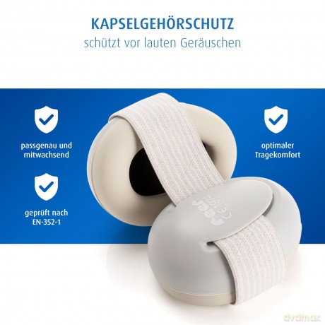 Reer - SilentGuard Baby Ear Protectors - Grey - (RE53261)