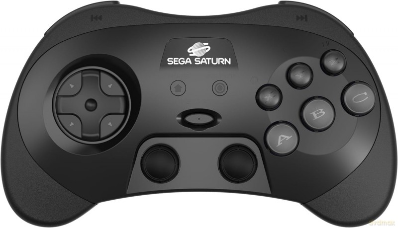 Pad bezprzewodowy, przewodowy Retro-Bit - SEGA Saturn PRO Controller - Black