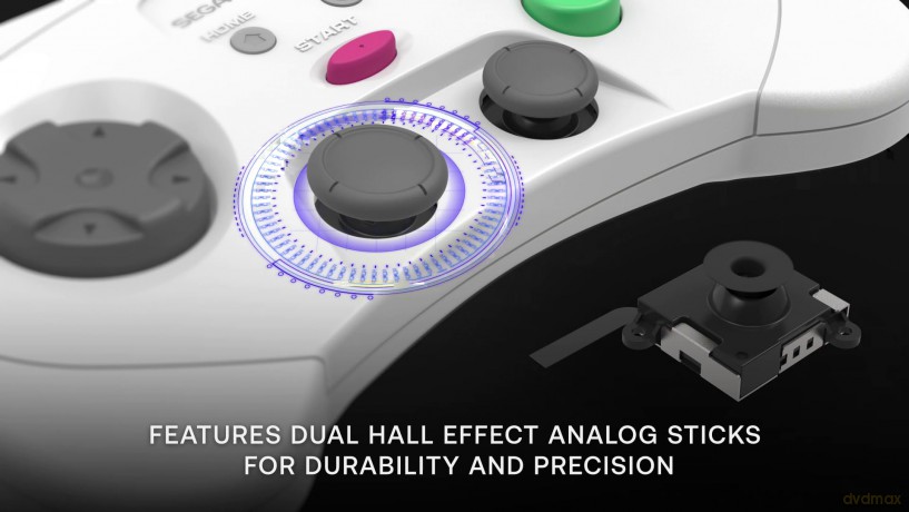 Retro-Bit - SEGA Saturn PRO Controller - White