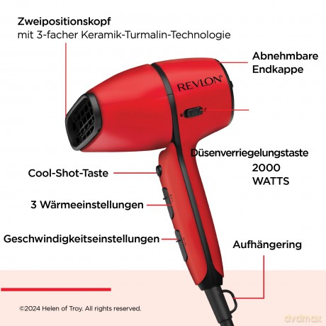 Suszarka do włosów Revlon Airflow Control - 2000 W