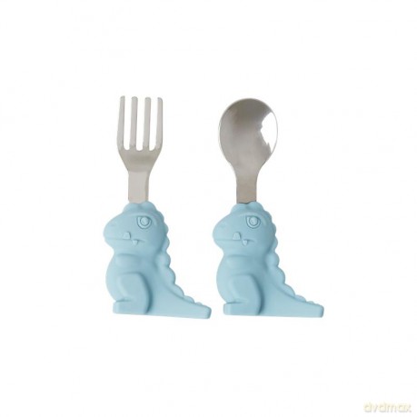 Rice - Stainless Steel Kids Cutlery Blue