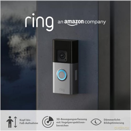 Ring - Battery Video Doorbell Pro Satin Nickel