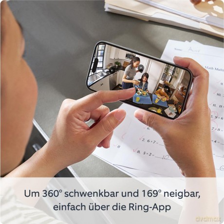 Ring - Pan-Tilt Indoor Cam, White