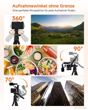 Rollei - Compact Creator Tripod - Aluminum - 50 cm - 152 cm