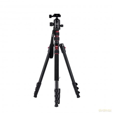 Rollei - Compact Traveler No. 2 Tripod - Aluminium - 43.5 cm Pack Size, 44 cm Min Height, 180 cm Max Height