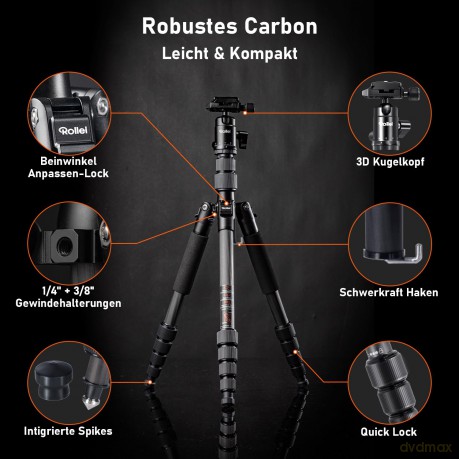 Rollei - Compact Traveler No. I Carbon Black