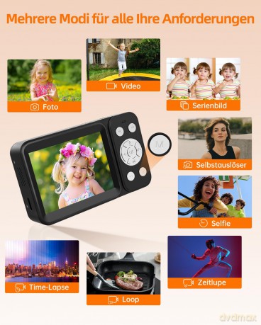 Rollei - Compactline Dual Screen Digital Camera - 64 MP - 4K