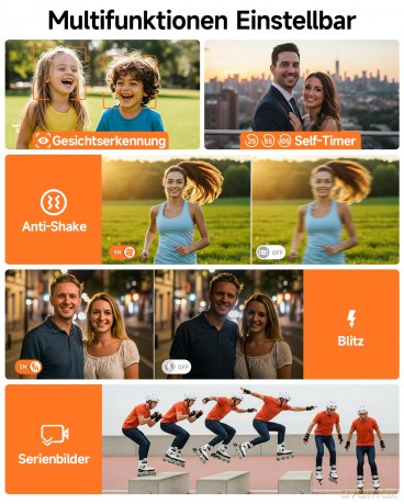 Rollei - Compactline Pocket - 50 MP Digital Camera - 2.7K