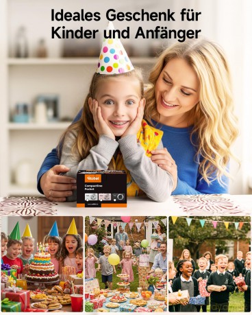 Rollei - Compactline Pocket - 50 MP Digital Camera - 2.7K