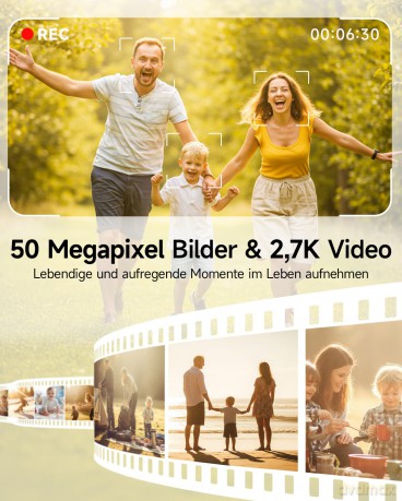 Rollei - Compactline Pocket - 50 MP Digital Camera - 2.7K