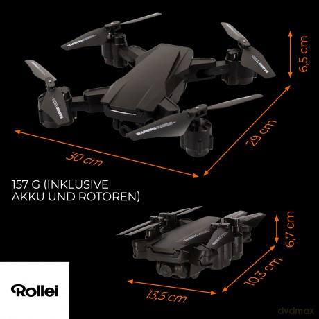 Rollei - Fly 60 Fly More Combo Camera Drone