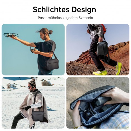 Rollei - Fotoliner Drone Bag - Black - Approx. 28 x 20 x 12 cm