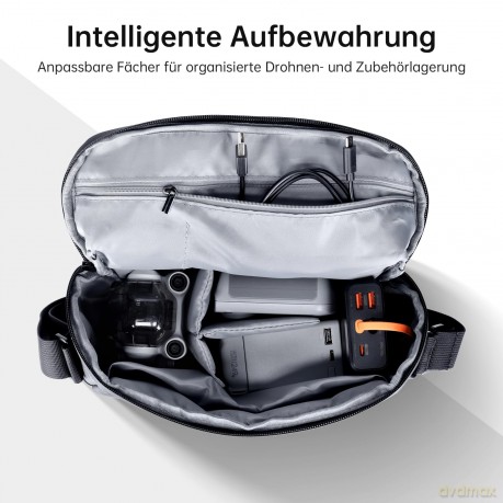 Rollei - Fotoliner Drone Bag - Black - Approx. 28 x 20 x 12 cm