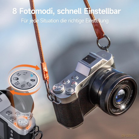 Rollei - Powerflex 10x Retro I 64 MP Digital Camera with 4K