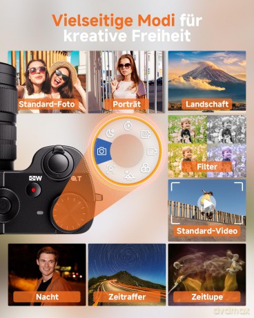 Rollei - Powerflex 8X Dual Lens Digital Camera