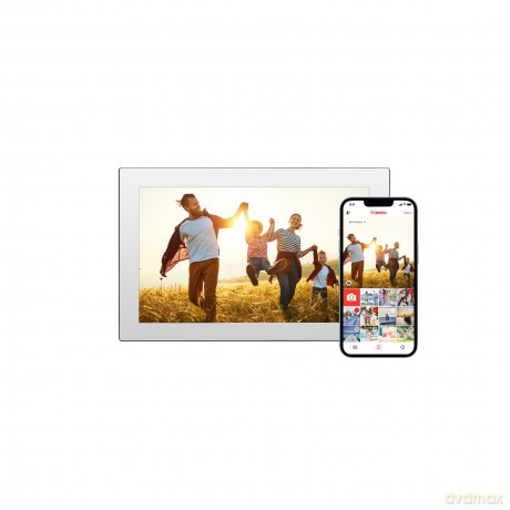 Rollei - Smarter picture frame - 10 Diagonal - WiFi - App Control - Model - Model 101 - White