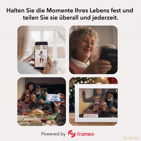 Rollei - Smarter picture frame - 10 Diagonal - WiFi - App Control - Model - Model 101 - White