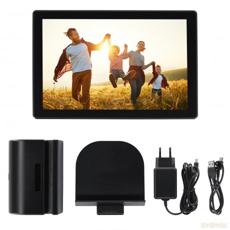 Rollei - Smarter picture frame - 10 Diagonal - WiFi - App Control - Model 106 Portable black