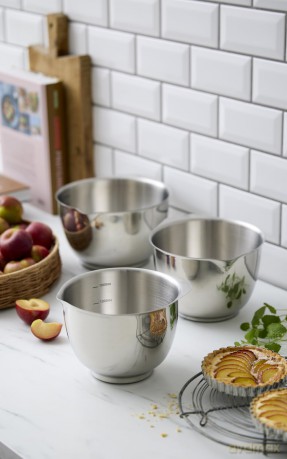 Rosti - Margrethe bowl - Set of 2 - Steel (245120)