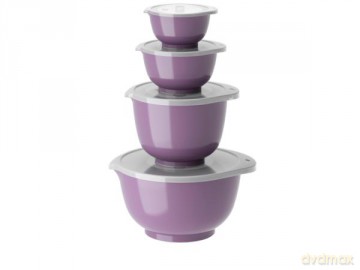 Rosti - Margrethe Bowls - Set of 4 + Lids (Lavender)
