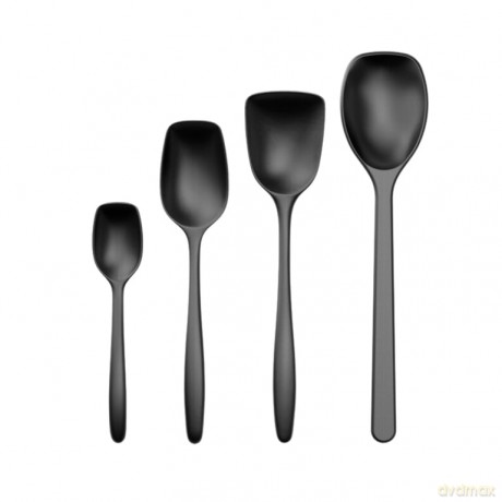 Rosti - NEW Classic kitchen spoons, Set of 4 - Carbon black