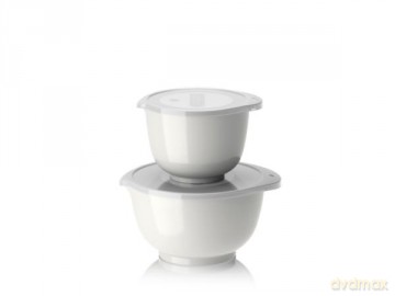 Rosti - NEW Margrethe bowls, Set of 2 + lids - White