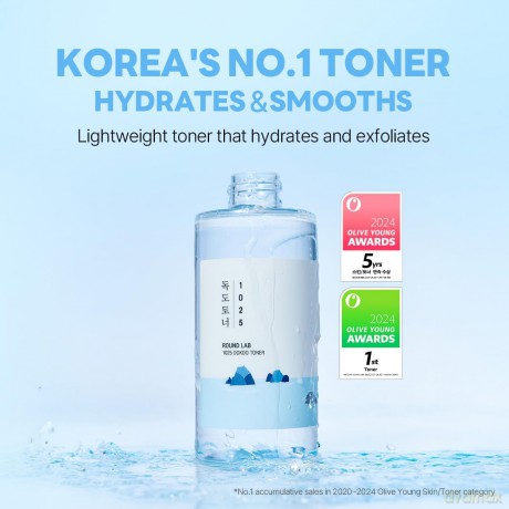 Round Lab - 1025 Dokdo Toner - 500 ml