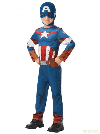 Rubies - Classic Costume - Captain America (128 cm)