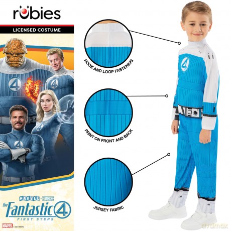 Rubies - Fantastic 4 Costume Child - Human Torch (110-116 cm)