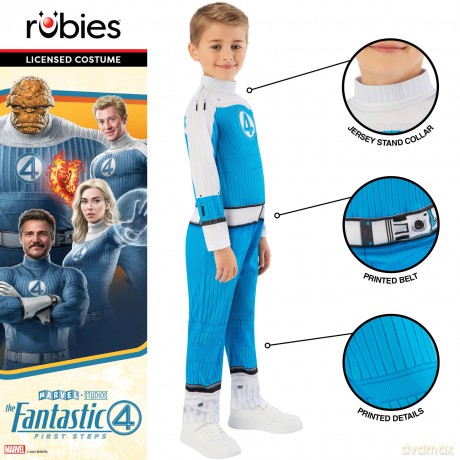Rubies - Fantastic 4 Costume Child - Human Torch (110-116 cm)