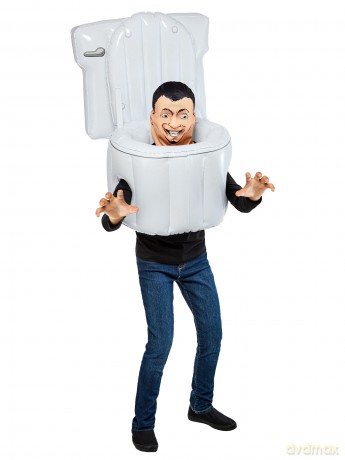 Rubies - Skibidi Toilet Blow-Up Child Costume (6-8 years)