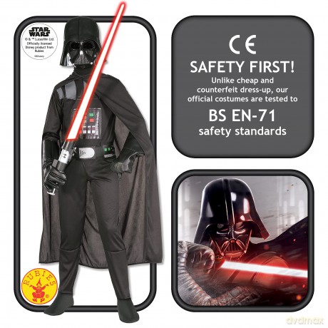 Rubies - Star Wars Costume - Darth Vader (128 cm)