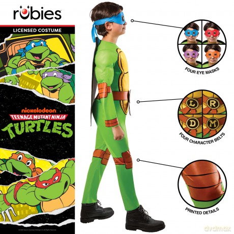 Kostium Żółwia Ninja Rubies - TMNT Child Costume (134-140 cm)