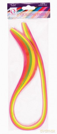 Paski Do Quillingu 3 Mm Neonowe [SZKOŁA]