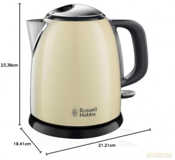 Russell Hobbs - Colours Plus Mini Kettle - Cream