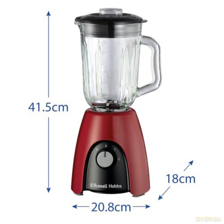 Russell Hobbs - Desire Jug Blender - Red - 1.5L