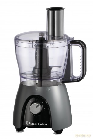 Russell Hobbs - Food Processor - Matte Charcoal - 2.3L Bowl, 1.5L Jug Blender