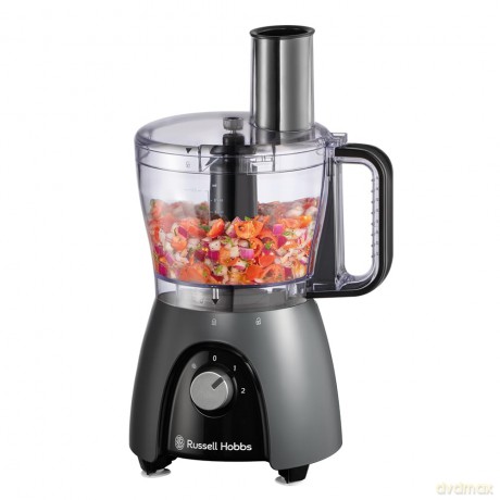 Russell Hobbs - Food Processor - Matte Charcoal - 2.3L Bowl, 1.5L Jug Blender