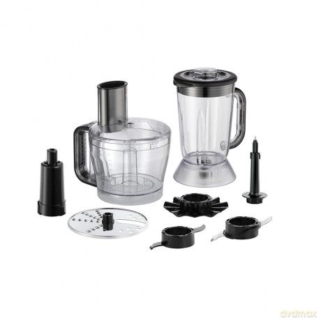 Russell Hobbs - Food Processor - Matte Charcoal - 2.3L Bowl, 1.5L Jug Blender